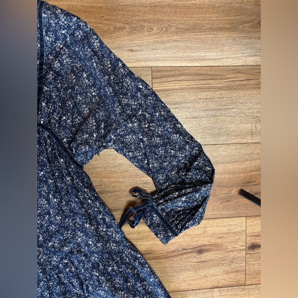 Petal and Pup Brooklyn Mini Dress - Blue Floral - Picture 9 of 10